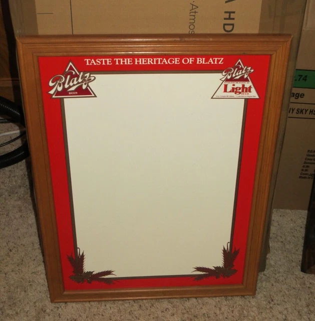 VINTAGE BLATZ BEER Menu Board SignBarGame RoomMilwaukeeAleDry