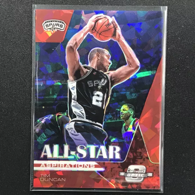2019-20 Contenders Optic TIM DUNCAN All Star Aspirations Red Ice #1