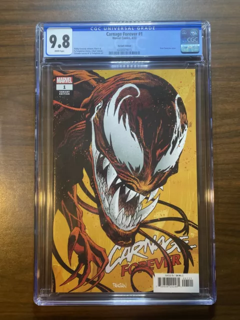 Carnage forever 1 CGC 9.8 Dan panosian cover variant