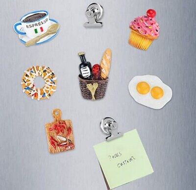 Refrigerator Magnets Fridge Magnets, Cute 3D Resin Simulation Food Magnets Daily