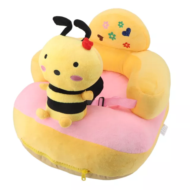 Plush Baby Support Sofa Chair Luminous Soft Baby Sofa Learn Sitting Chair Bee