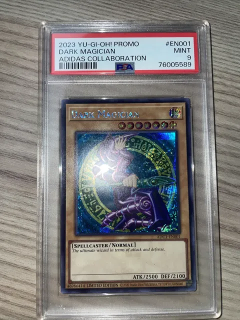 Yu-Gi-Oh! PSA 9 Dark Magician ADC1-EN001 2023 Adidas Collaboration Promo