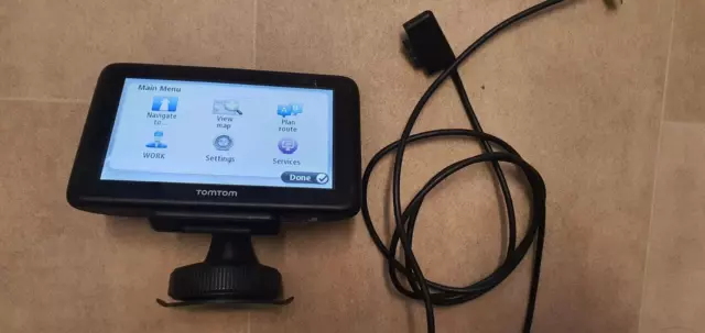 TomTom PRO 7150 sat nav TRUCK LORRY VAN BUS Work size 5" maps 2023 UK Europe