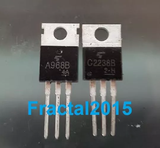 1 Paire 2SA968b/2SC2238b 2SA968/2SC2238 A968/C2238 TOSHIBA AMP Transistors