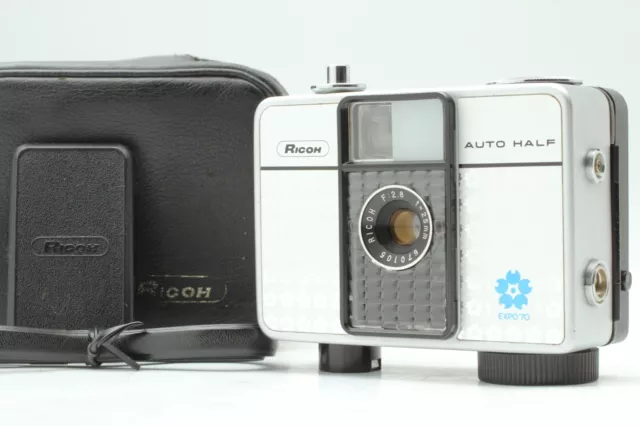 [ Rare! MINT in case EXPO '70 ] Ricoh Auto Half Frame E Film 35mm Camera Japan