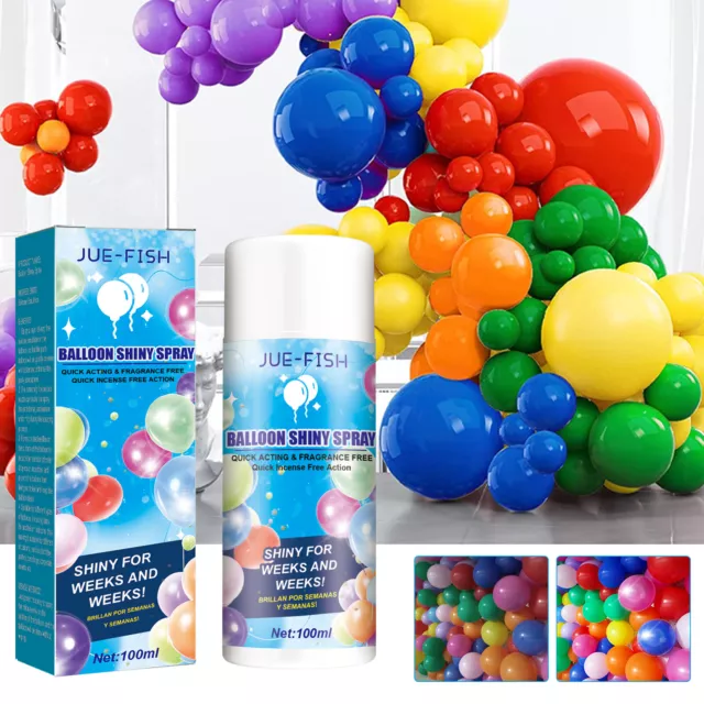 100ml Balloon Brites -High Shine Spray for Latex Balloons- Get a Hi Gloss Finish