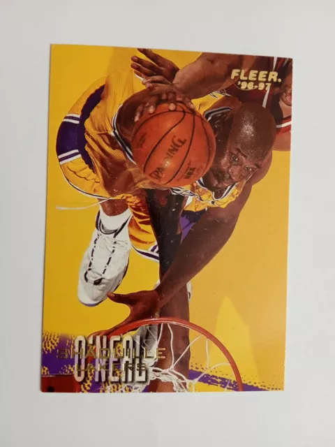 CARD FLEER 96-97 NBA BASKETBALL LOS ANGELES LAKERS O'NEAL n 236