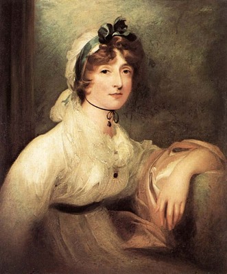 Oil painting lady girl woman art Diana-Sturt-Lady-Milner-Thomas-Lawrence canvas