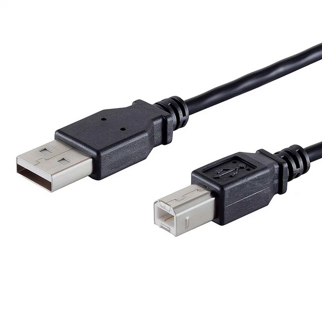 USB Kabel Für Drucker & Scanner – 2,7 Meter, Typ A Auf B – Kompatibel Mit HP Envy Photo 6230, 7134