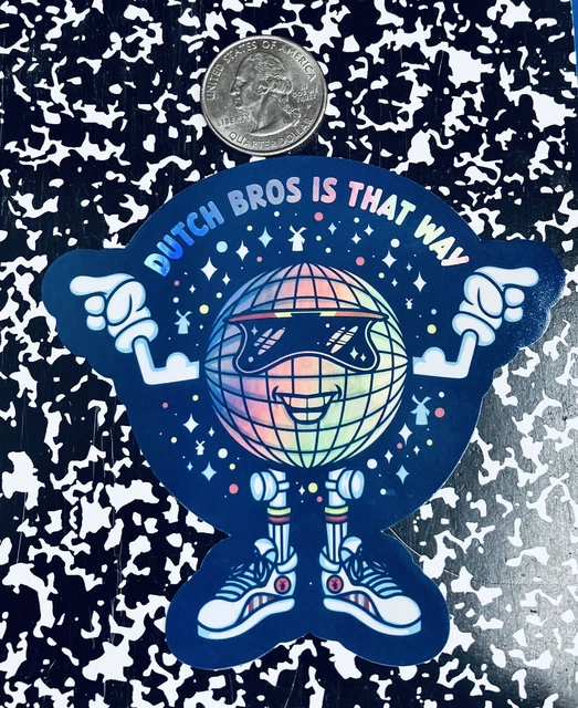 DUTCH BROS COFFEE STICKER New For 2024 New Year For Your Collection