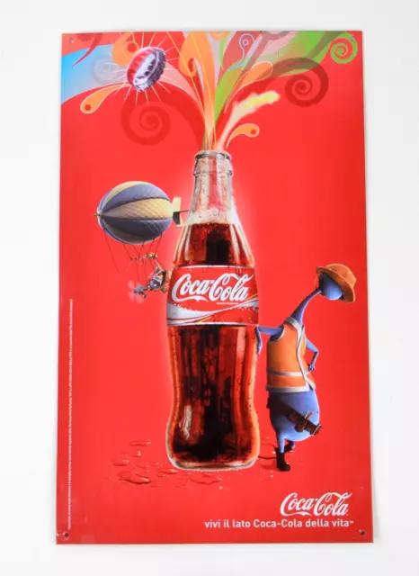 Coca Cola Advertising Sign - Metal Poster - 50x30 cm