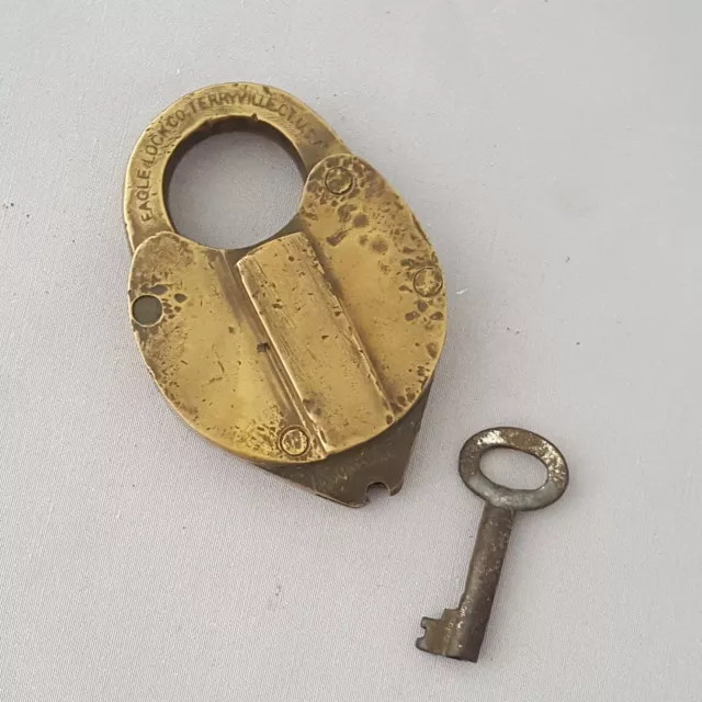 Eagle Lock & Co Brass Padlock