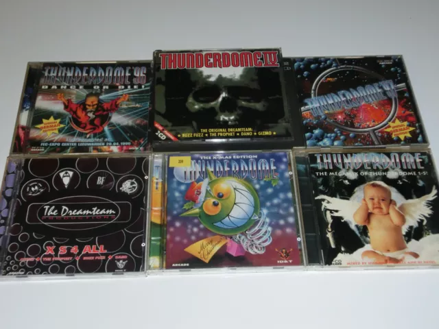 THUNDERDOME CD s, THE X-MAS EDITION ,Megamix ,XS 4 All ,Dance or Die,Dreamteam