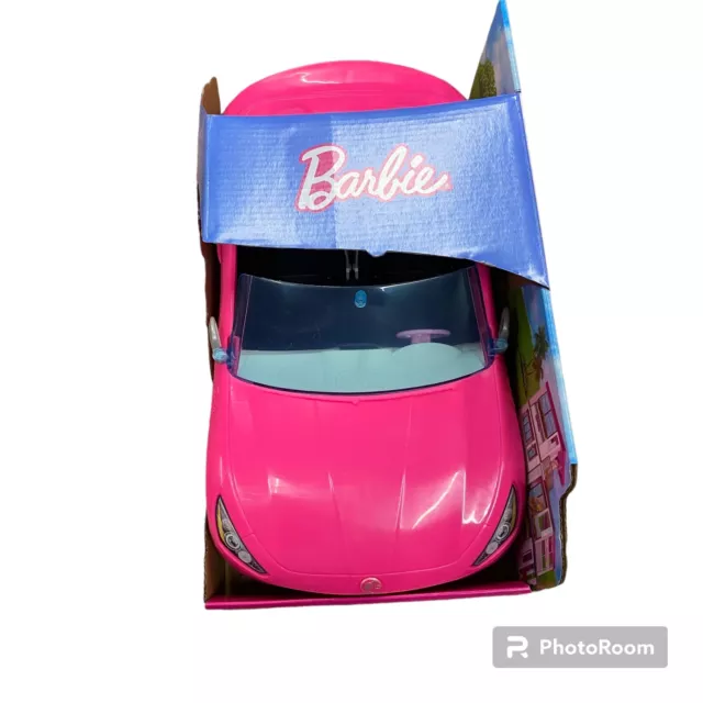 NEW Barbie Glam Hot Pink Convertible Car Seats 2