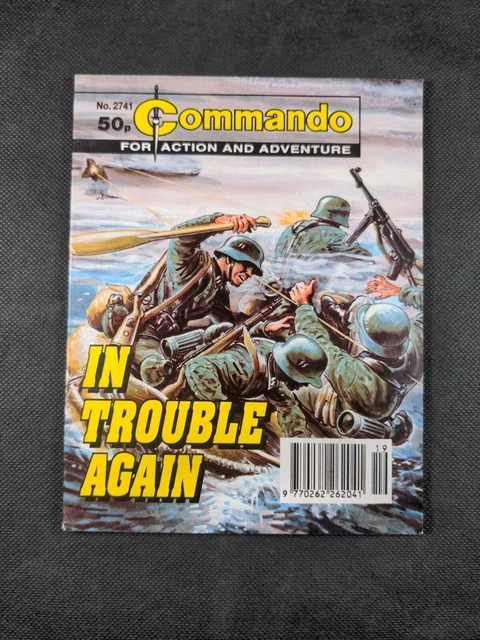 COMMANDO COMIC ISSUE Number 2741 In Trouble Again £4.45 - PicClick UK