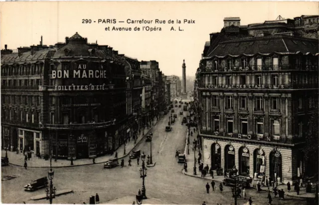 CPA PARIS 2e-Carrefour Rue de la Paix et Avenue de l'Opéra (322012)