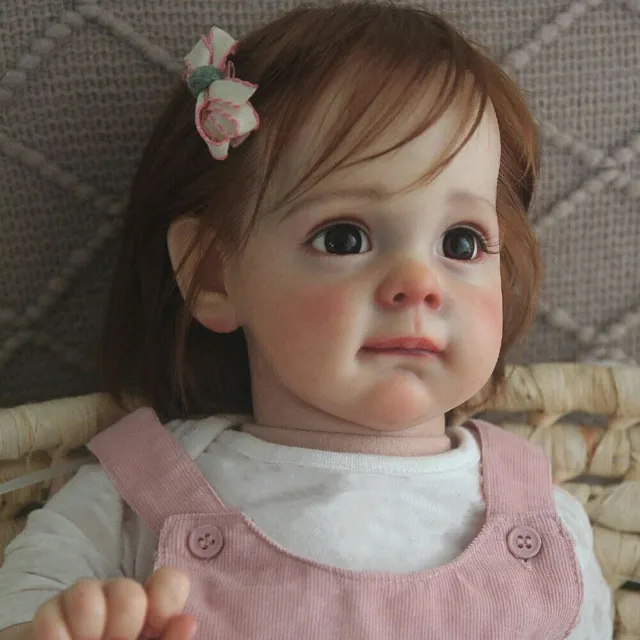 Bambole rinate finite vero silicone realistico bambini bambine regalo di Natale 5