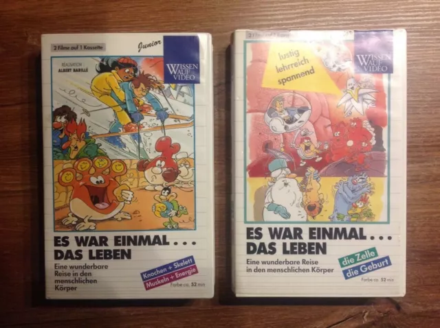 Es war einmal... das Leben: 2 VHS Videokassetten