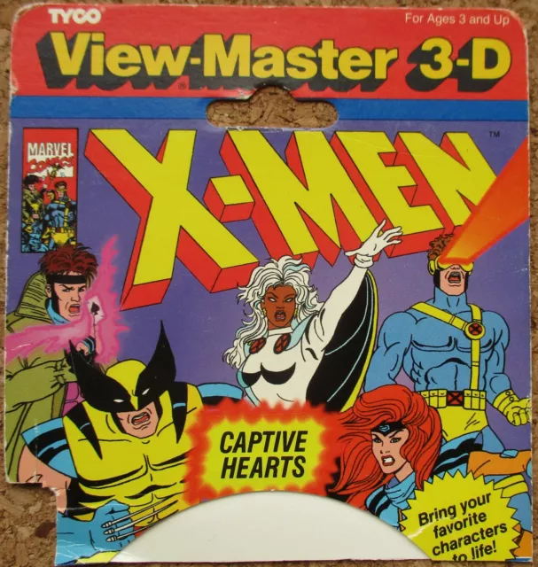 3 View-Master 3D Bildscheiben - X-Men | Captive Hearts