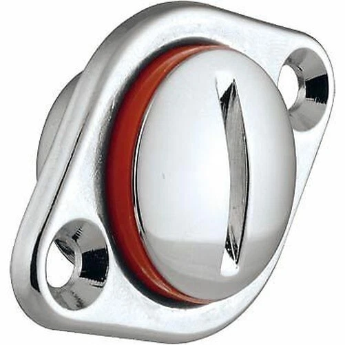 Bouchon Et Attache À Vis en Laiton Chrome Ø24mm Zhik RF734