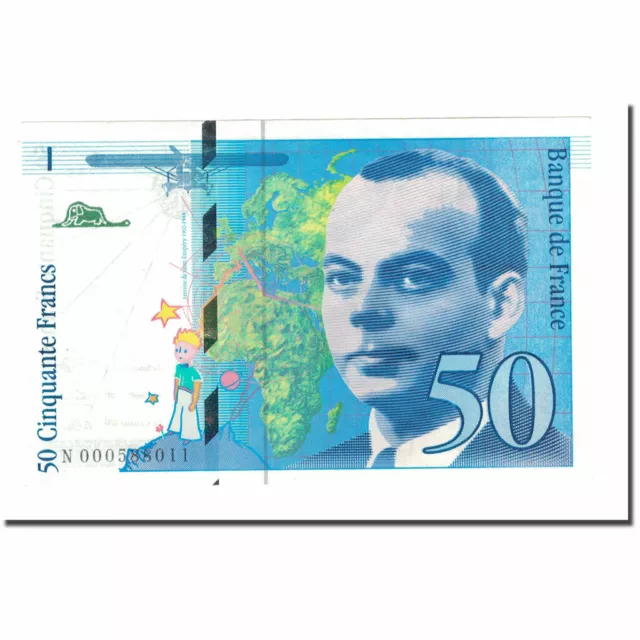 [#564910] France, 50 Francs, 50 F 1992-1999 ''St Exupéry'', 1992, UNC, Fayette:7