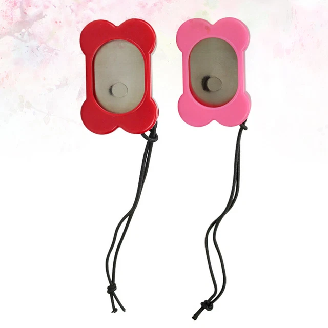 2 clicker botón de entrenamiento clicker forma de flor entrenamiento clicker clicker