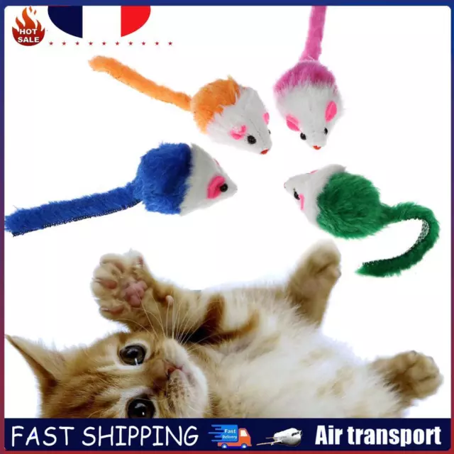 10 Pcs False Mouse Pet Cat Toys Mini Funny Playing Toys For Cats FR