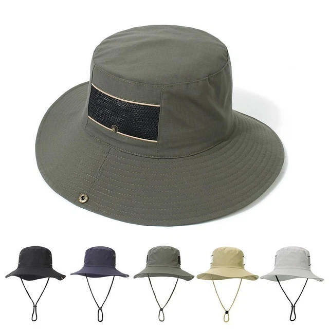 per uomo/donna Cappello da sole con coulisse Larga tesa Cappello da secchio