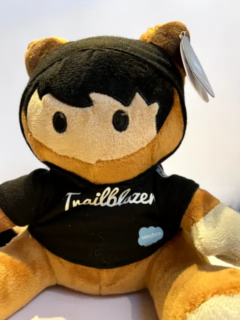 SALESFORCE ASTRO RACCOON Mascot Trailblazer Stuffed Plush Toy Hoodie ...