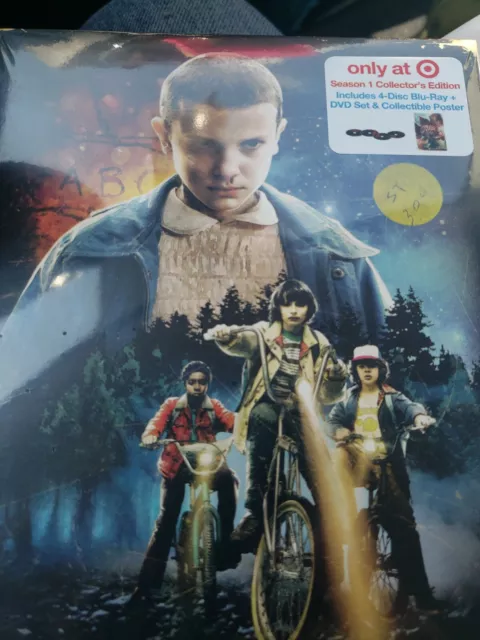 New Stranger Things Season 1 Blu Ray Dvd Target Exclusive Vhs Packing + Poster