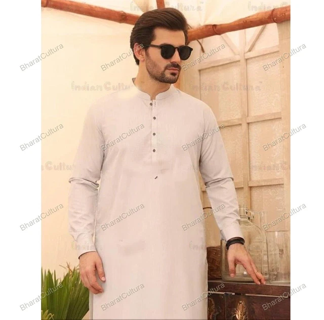 Mens Kurta Cotton Homewear Shirts Top Shirt Solid Kurta Mens Wear Cotton Cloth K