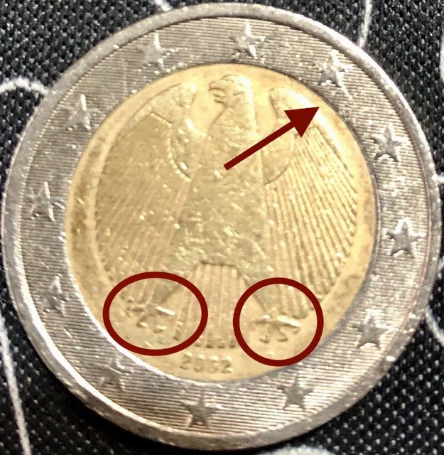 moneda de 2 euros € alemania 2002 f , aguila , - Compra venta en