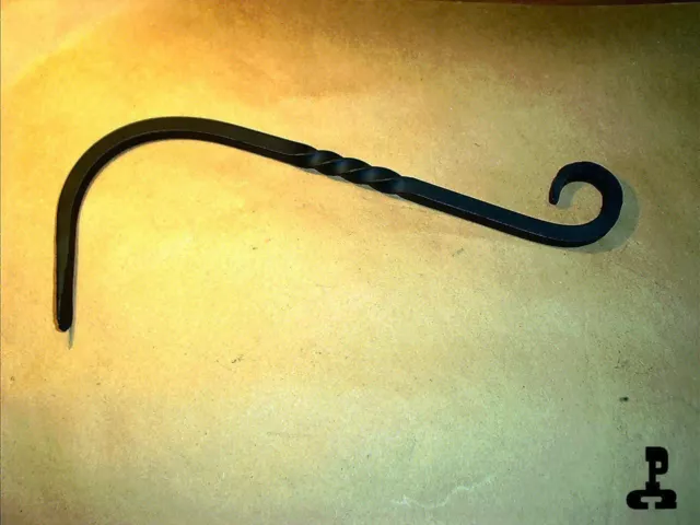 Plant Hanger Iron Bird Feeder Hook Hand Forged by PCBS Glad to do custom work