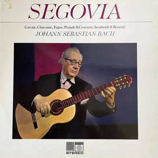 Andrés Segovia , Johann Sebastian Bach - Andrés Segovia Plays Bach (Vinyl)