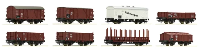 44003 Roco HO Set promozione 8 carri delle DRG vari scala 1:87