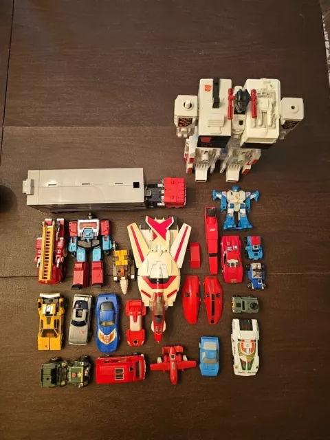 Transformers G1 Lot Optimus Prime Metroplex Jetfire Sunstreaker Hound Omnibots