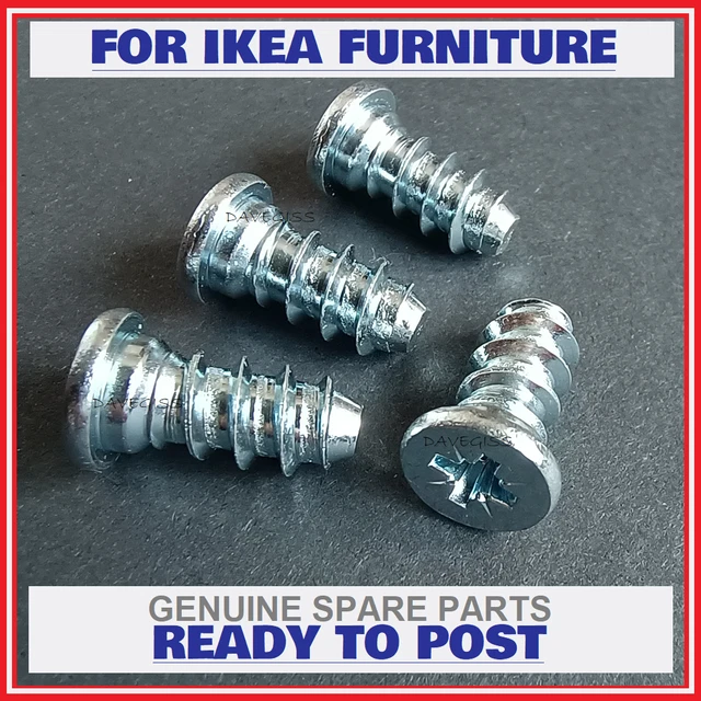 IKEA MALM HEMNES Screws 116894 Brand New Original Parts X4 £2.99