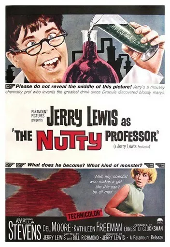 The Nutty Professor Movie Poster - Jerry Lewis Vintage