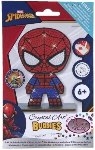 Crystal Art Buddies Marvel Serie 1 - Spiderman - Brandneu