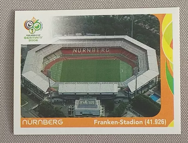 Panini WM 2006 Sticker Nr. 14 Stadion Nürnberg