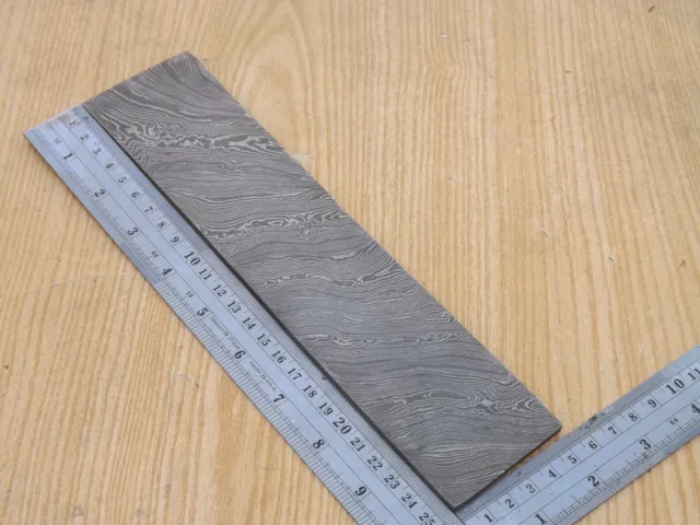 Forged Damascus Steel Heavy Duty Handmade Billet For Making Knife Twist 10"x 2"