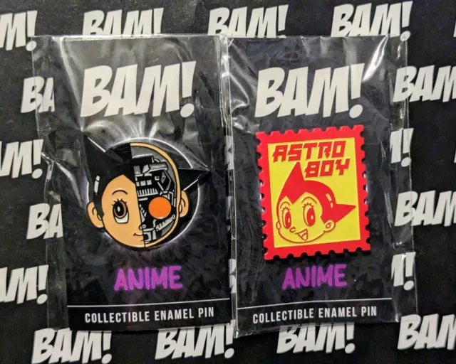 Bam Box Anime Exclusive Astro Boy Enamel Pin Set Of 2