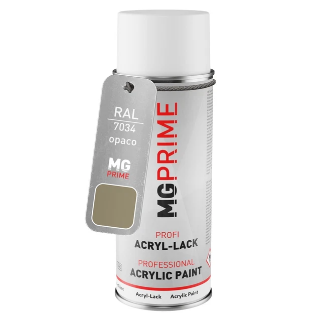 RAL 7034 Grigio giallastro Bomboletta spray 400 ml opaco asciugatura rapida