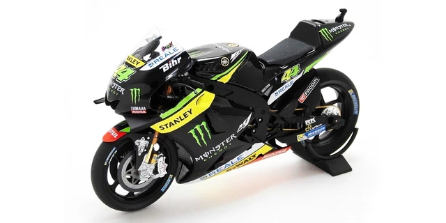 Miniature Minichamps 1/12 – Yamaha YZR-M1 MotoGP 2008 – Signée James Toseland