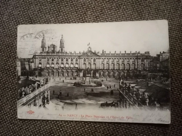Cpa Nancy La Place Stanislas Et L Hotel De Ville