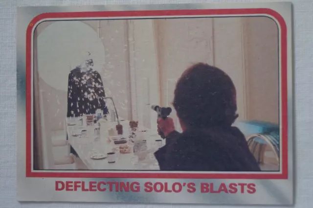 Star Wars The Empire Strikes Back-Vintage 1980 Scanlens Card Solo's Blasts