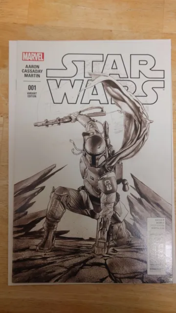 Star Wars #1 Verbotener Planet Granov Skizzenvariante Marvel Comics 2015