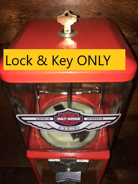 New Lock & Key Set Used in Northwestern Gumball Candy Bulk Vending Machines