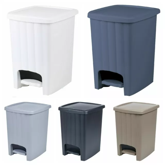 5L Foot Pedal Bin Kitchen Bathroom Waste Dustbin Home Rubbish Office Recycling