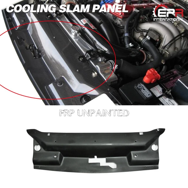 180sx Rear Radiator FOR NISSAN 180SX FRP Unpainted Inner Cooling Panel Slam Radiator Cover ...